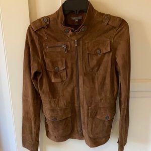 Vince. Suede Utility Jacket